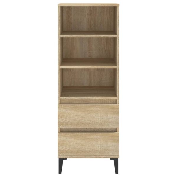 vidaXL Skř&iacute;ň highboard dub sonoma 40 x 36 x 110 cm kompozitn&iacute; dřevo