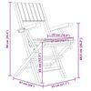 vidaXL Skládací zahradní židle 2 ks 55x61x90 cm masivní teakové dřevo