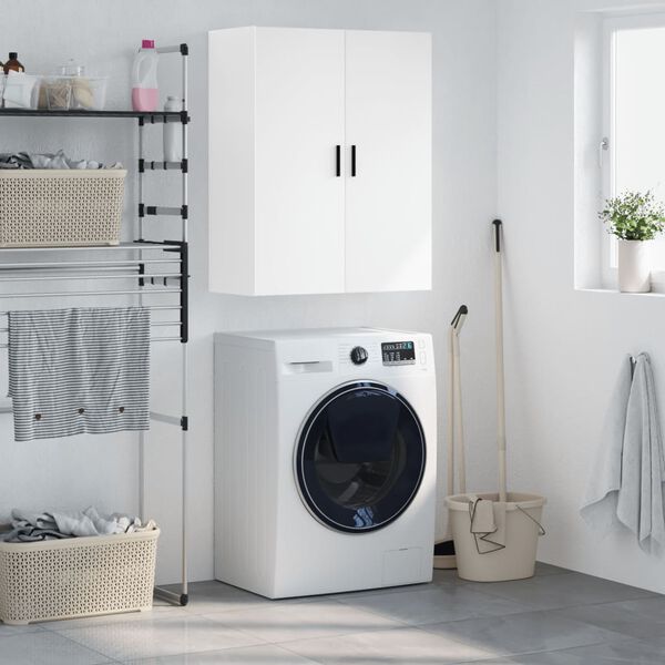 vidaXL N&aacute;stěnn&aacute; skř&iacute;ňka b&iacute;l&aacute; 69,5 x 34 x 90 cm