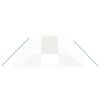 vidaXL Skleník s ocelovým rámem bílý 24 m² 6 x 4 x 2 m