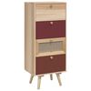 vidaXL Skř&iacute;ň highboard se z&aacute;suvkami 40 x 30 x 95 cm kompozitn&iacute; dřevo