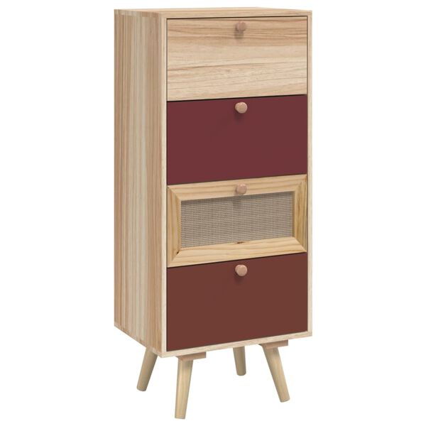 vidaXL Skř&iacute;ň highboard se z&aacute;suvkami 40 x 30 x 95 cm kompozitn&iacute; dřevo