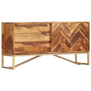 vidaXL Př&iacute;born&iacute;k 118 x 30 x 60 cm masivn&iacute; ak&aacute;ciov&eacute; dřevo