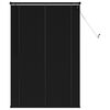 vidaXL Venet &scaron;koln&iacute; žaluzie Čern&yacute; 150 x 90 cm 25 mm PVC