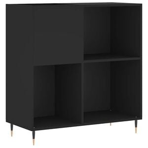 vidaXL Skř&iacute;ňka na LP desky čern&aacute; 84,5 x 38 x 89 cm kompozitn&iacute; dřevo