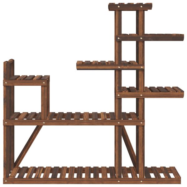 vidaXL Stojan na květiny 110 x 25 x 111 cm masivn&iacute; jedlov&eacute; dřevo