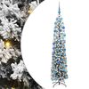 vidaXL Uměl&yacute; v&aacute;nočn&iacute; stromeček Zelen&aacute; 180 cm PVC, ocel a plast