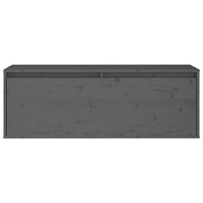 vidaXL TV skříňky 3 ks šedé masivní borové dřevo