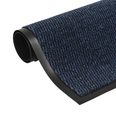 vidaXL Protiprachová obdélníková rohožka všívaná 90x150cm modrá
