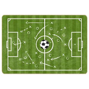 vidaXL Dětsk&yacute; koberec zelen&yacute; 160 x 230 cm fotbalov&eacute; hři&scaron;tě prateln&yacute;