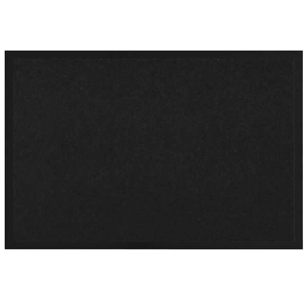 vidaXL Rohož Čern&aacute; 60 x 40 x 1,2 cm Teddy l&aacute;tka