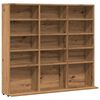 vidaXL Skř&iacute;ňka na CD dub artisan 100 x 23 x 89,5 cm kompozitn&iacute; dřevo