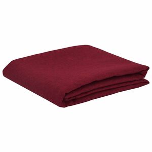 vidaXL Ubrousek na stůl Obd&eacute;ln&iacute;kov&yacute; V&iacute;no Červen&eacute; 110 x 140 cm