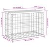 vidaXL Zahradn&iacute; lavice gabionov&yacute; design 63x31,5x42cm masivn&iacute; douglaska