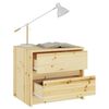 vidaXL Nočn&iacute; stolek 40 x 30,5 x 35,5 cm masivn&iacute; jedlov&eacute; dřevo