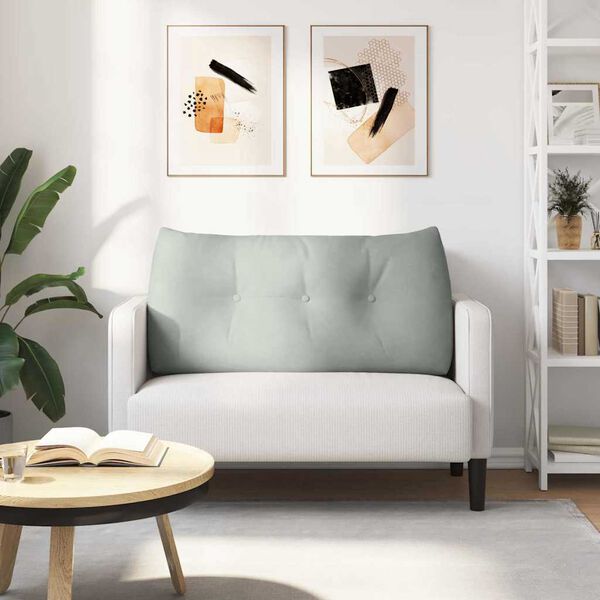 vidaXL Pol&scaron;t&aacute;ř na z&aacute;da Světle &scaron;ed&aacute; 100 x 24 x 50 cm samet