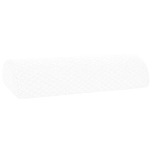vidaXL Pol&scaron;t&aacute;ř na nohy Jednobarevn&yacute; B&iacute;l&aacute; 52 x 20 x 12 cm Paměťov&aacute; pěna