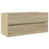 vidaXL Koupelnov&aacute; skř&iacute;ňka pod umyvadlo dub sonoma 100 x 38,5 x 45 cm