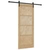 vidaXL Posuvn&eacute; dveře 86 x 211 cm Masivn&iacute; borovicov&eacute; dřevo
