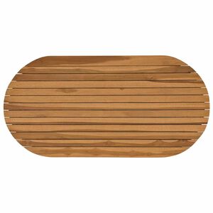 vidaXL Deska stolu 100 x 50 x 3,5 cm Ov&aacute;ln&yacute; Pevn&eacute; teakov&eacute; dřevo