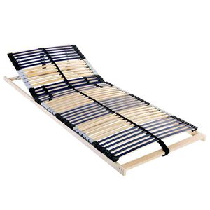 vidaXL Lamelov&yacute; ro&scaron;t Hněd&aacute; 70 x 190 cm Masivn&iacute; bukov&eacute; dřevo