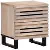 vidaXL Nočn&iacute; stolek 40 x 34 x 46 cm masivn&iacute; bělen&eacute; mangovn&iacute;kov&eacute; dřevo