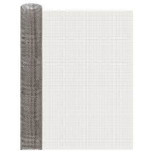 vidaXL S&iacute;ťovina 80 x 200 cm 3 Mesh Nerezov&aacute; ocel 201 Stř&iacute;brn&aacute;