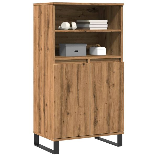 vidaXL Skř&iacute;ň highboard dub artisan 60 x 36 x 110 cm kompozitn&iacute; dřevo