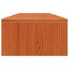 vidaXL Stojan na monitor voskově hnědý 100x27x15 cm masivní borovice