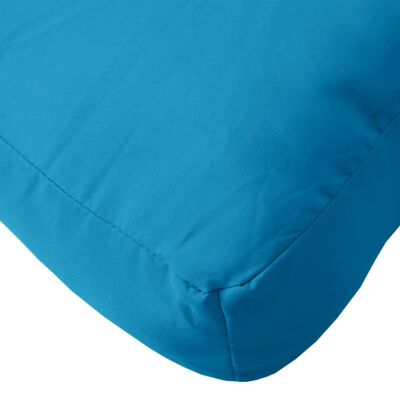 vidaXL Poduška na palety modrá 70 x 70 x 12 cm textil
