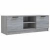 vidaXL TV skř&iacute;ňka &scaron;ed&aacute; sonoma 102 x 35 x 36,5 cm kompozitn&iacute; dřevo