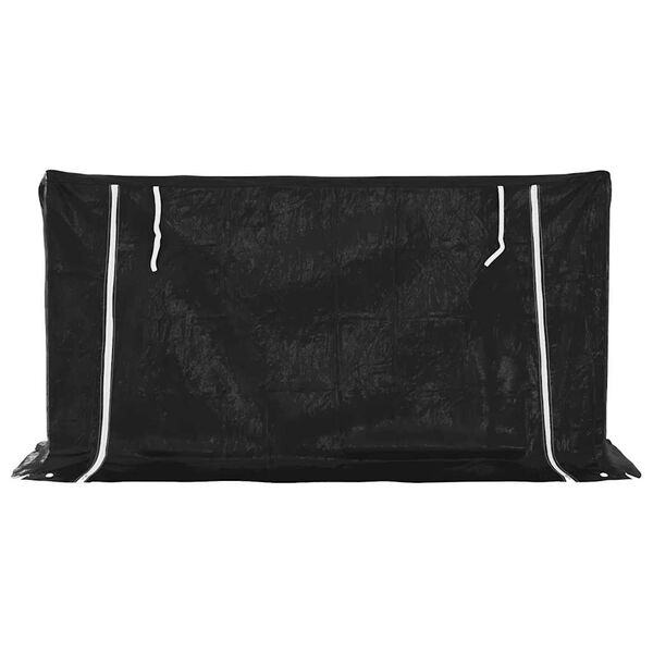 vidaXL Stojan na palivov&eacute; dřevo s krytem 200,5x60,5x110,5 cm