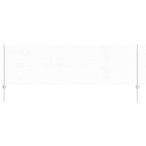 vidaXL Plot s sloupkem Stř&iacute;brn&aacute; 0,8 x 10 m Ocel