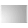 vidaXL LED koupelnov&eacute; zrcadlo Transparentn&iacute; 90 x 60 cm tvrzen&eacute; sklo