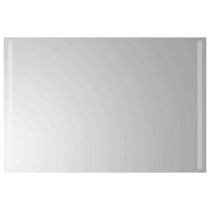 vidaXL LED koupelnov&eacute; zrcadlo Transparentn&iacute; 90 x 60 cm tvrzen&eacute; sklo