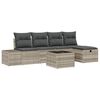 vidaXL Set pohovek 6 ks polyratan