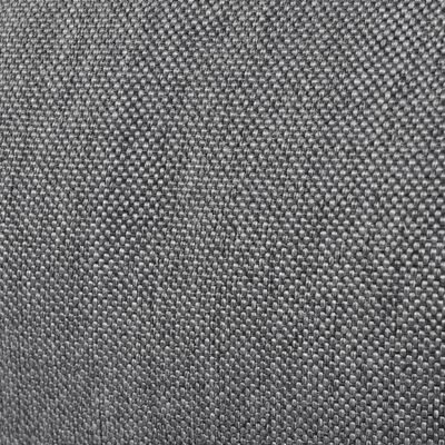 vidaXL Skládací lenoška na podlahu šedá textil