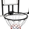 vidaXL Basketbalov&yacute; ko&scaron; s průhlednou deskou 106x69x3 cm polykarbon&aacute;t