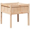 vidaXL Zahradn&iacute; pěstebn&iacute;k Př&iacute;roda 70 x 70 x 70 cm Masivn&iacute; borov&eacute; dřevo