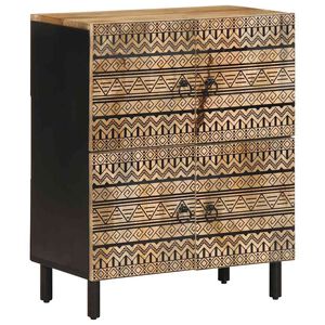 vidaXL Př&iacute;born&iacute;k 60 x 33,5 x 75 cm masivn&iacute; hrub&eacute; mangovn&iacute;kov&eacute; dřevo