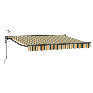 vidaXL Elektrick&aacute; Retrakčn&iacute; mark&yacute;za 3 x 2,5 m Polyester s PU povlakem