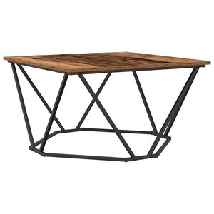 vidaXL Konferenčn&iacute; stolek Star&eacute; dřevo 80 x 80 x 45 cm