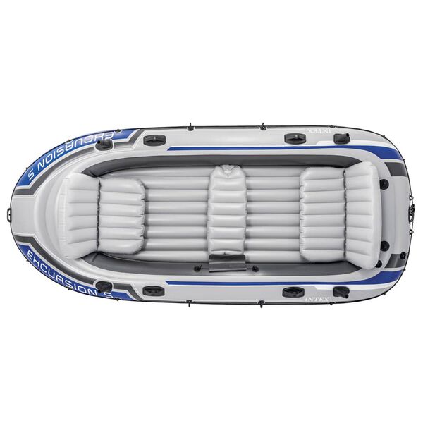 Intex Nafukovac&iacute; člun Excursion 5 se z&aacute;věsn&yacute;m motorem a drž&aacute;kem
