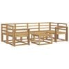 vidaXL Venkovn&iacute; pohovkov&aacute; souprava 7 pcs B&iacute;l&aacute; 59 x 59 x 37 cm