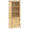 vidaXL Skř&iacute;ň highboard Corona 74 x 38 x 170 cm masivn&iacute; borov&eacute; dřevo