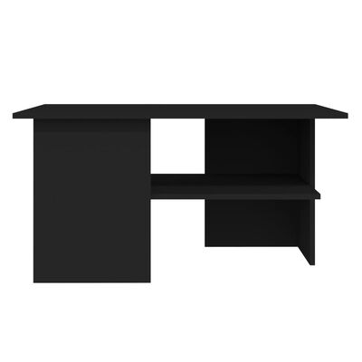 vidaXL Konferenční stolek černý 90 x 60 x 46,5 cm dřevotříska