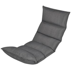 vidaXL Skl&aacute;dac&iacute; leno&scaron;ka na podlahu &scaron;ed&aacute; textil