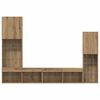 vidaXL Televizn&iacute; skř&iacute;ň 4 pcs dub artisan Kompozitn&iacute; dřevo