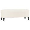 vidaXL Lavice kr&eacute;mov&aacute; 100x35x41 cm uměl&aacute; kůže