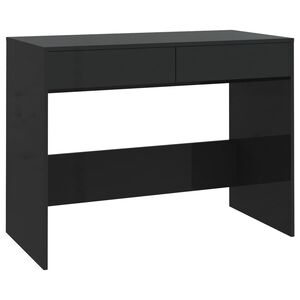vidaXL Psac&iacute; stůl čern&yacute; 101 x 50 x 76,5 cm kompozitn&iacute; dřevo